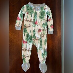 Burt's Bees Baby Santa Christmas Snug-Fit Onesie